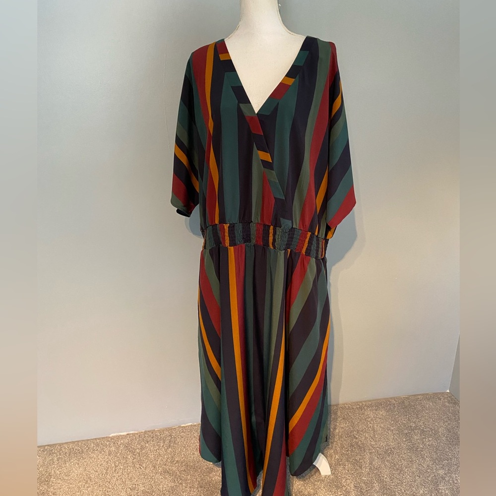 BloomChic 28 stripe dress short sleeve